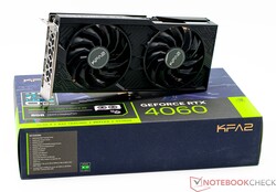 KFA2 GeForce RTX 4060 1-Click OC 2X test. Testapparaat geleverd door HMC Bremen.