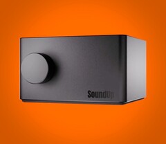 SoundUp is een compacte versterker met een geïntegreerde batterij (Afbeelding bron: LastObject)