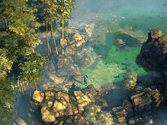 Een afbeelding waarop twee personages uit Shadow Tactics: Blades of the Shogun te zien zijn.