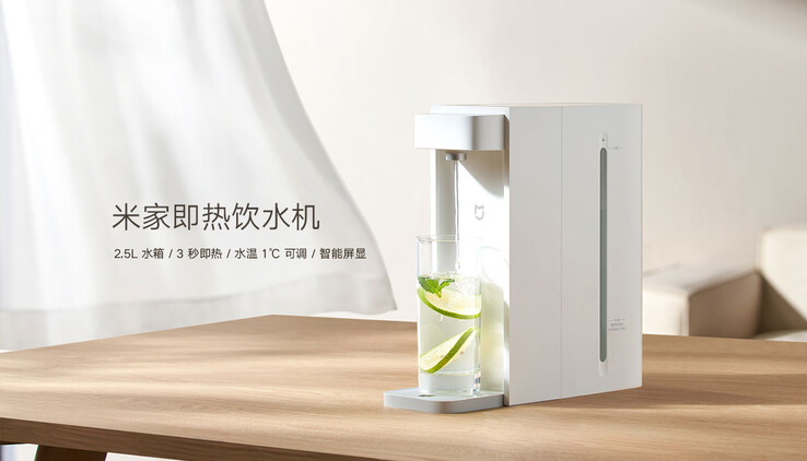 De nieuwe Xiaomi Mijia Instant Hot Water Dispenser. (Beeldbron: Xiaomi)