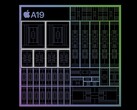 Artistieke weergave van de architectuur van de A19-chip. (Afbeeldingsbron: Apple, bewerkt)