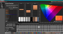 ColorChecker vóór kalibratie