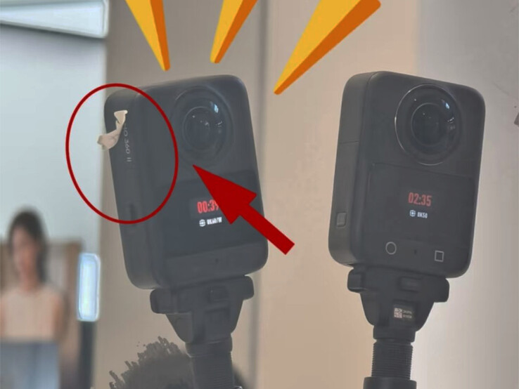 De Osmo 360 II en de Osmo 360, van links naar rechts.