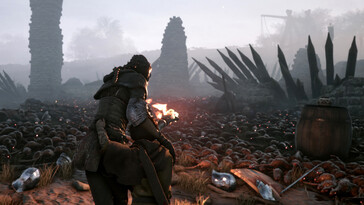 Een afbeelding waarop een zwerm ratten te zien is in A Plague Tale: Innocence.