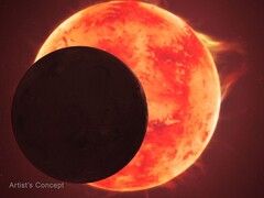 Een artistiek concept van planeet TRAPPIST-1 d die rond zijn ster draait (Afbeeldingsbron: NASA, ESA, CSA, Joseph Olmsted en STScI)