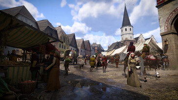 Een afbeelding van de stad Kuttenberg in Kingdom Come: Deliverance II. (Afbeeldingsbron: Steam)