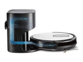 De Medion S40 robotstofzuiger wordt geleverd met een zelflozend docking station. (Beeldbron: Medion)