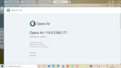 Controleren hoeveel RAM Opera Air nodig heeft om 4 tabbladen te laden en weer te geven. Afbeeldingsbron: Notebookcheck