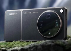 De Oppo Find X9 Ultra beschikt over een indrukwekkend viervoudig camerasysteem met het Hasselblad-logo.