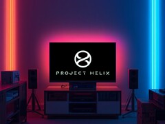 De Xbox-console van Project Helix, te zien in de woonkamer