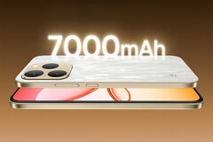 De Realme 15T heeft een grote batterij van 7.000 mAh (Afbeelding bron: Realme)