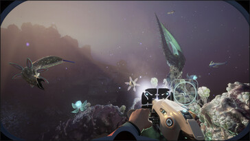 Afgebeeld: Een gameplay screenshot van Subnautica 2.