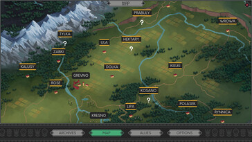 Een afbeelding van het koninkrijk van Davern in Yes, Your Grace.