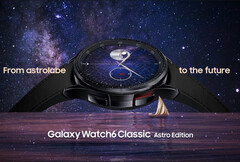 De Astro Edition heeft exclusieve wijzerplaten maar geen hardwarewijzigingen ten opzichte van de gewone Galaxy Watch6 Classic. (Afbeeldingsbron: Samsung)