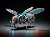 De Chinese microdrone is ongeveer 0,51 inch lang. (Afbeeldingsbron: DallE3)