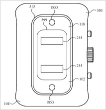 Apple Horloge met camera. (Beeldbron: USPTO)