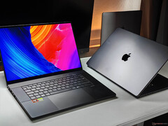 Asus ProArt P16 vs. Apple MacBook Pro 16 (bron: Notebookcheck)