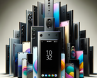 Sony's 2024 Xperia 1 smartphone zou korter en breder kunnen zijn dan de Xperia 1 V. (Afbeeldingsbron: DALLE 3 gegenereerde afbeelding)