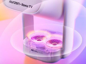 De Aurzen Eazze D1R Air projector wordt geleverd met dubbele 5W Dolby Audio luidsprekers.