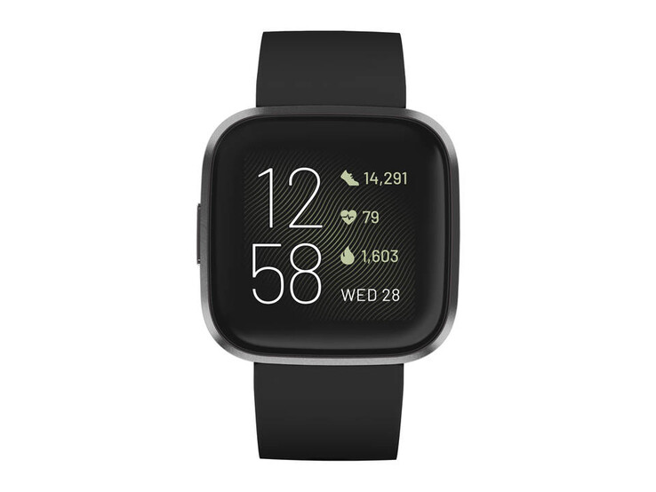 Fitbit Versa 2 zonder GPS. Fitbit heeft nu de SpO2-metingen geactiveerd via een update.