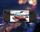 Forza Horizon 6 getoond op Steam Deck handheld