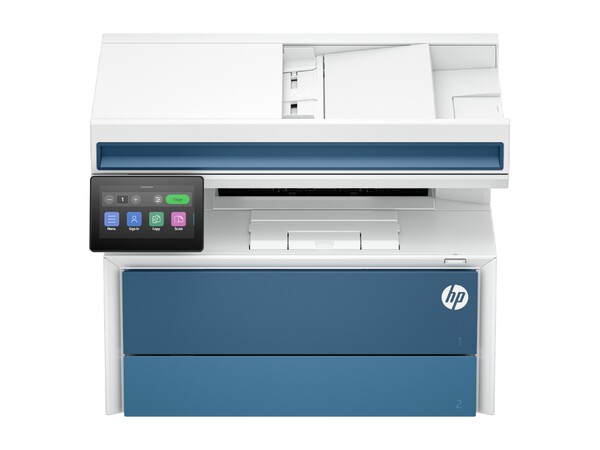 De HP LaserJet Pro MFP 4112fdw kan afdrukken, kopiëren, scannen en faxen.
