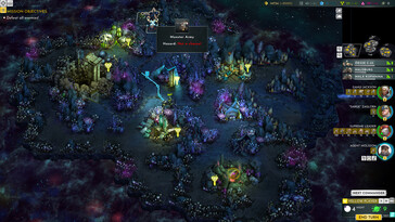Afbeelding: Een screenshot van de gameplay van Heroes of Science and Fiction.