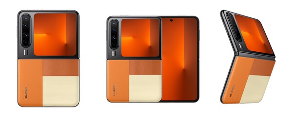 Huawei Pura X Stijlvol Oranje.