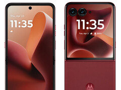 Rio Red wordt een van de vier lanceringskleuren van de Razr 60 Ultra. (Afbeeldingsbron: via Evan Blass)