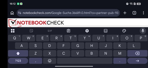 Oppo Find X9s Pro: Standaardtoetsenbord