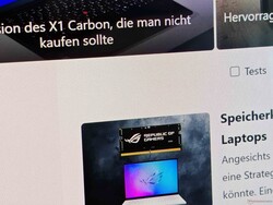 Duidelijk zichtbaar rastereffect (licht versterkt door de camera)