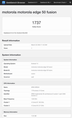 (Afbeeldingsbron: Geekbench)