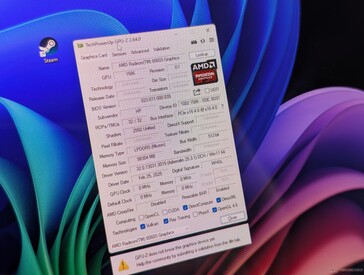 GPU-Z toont de adresseerbare VRAM-capaciteit na het instellen op 96 GB