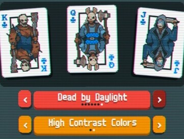 Afgebeeld: Dekaanpassing voor Balatro, met multiplayer slasher indie Dead by Daylight (Afbeelding Bron: In-game screenshot van Balatro)