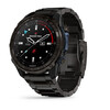 De Descent Mk3i - 51 mm Carbon Gray DLC Titanium met DLC Titanium band. (Afbeelding bron: Garmin)