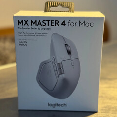 De vermeende retailverpakking van de MX Master 4 voor Mac. (Afbeeldingsbron: eBay)