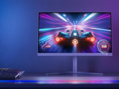De Philips 27M2N6801M gamingmonitor (afbeelding) dekt 99,9% van sRGB, 98% van DCI-P3 en 96,4% van Adobe RGB. (Afbeeldingsbron: Beeldschermspecificaties)