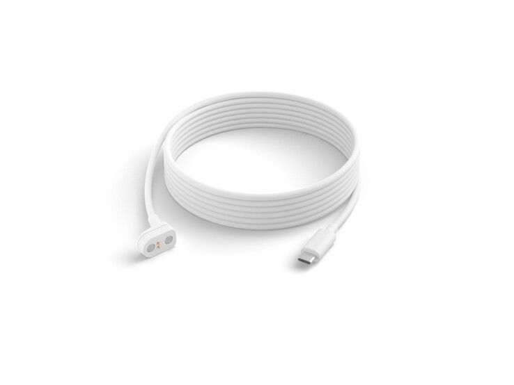 Een nieuwe Philips Hue Secure Camera USB-C voedingskabel. (Afbeeldingsbron: Philips Hue)