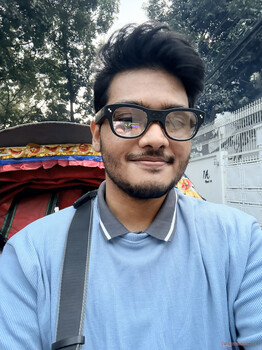 Hoe de bril er van voren uitziet