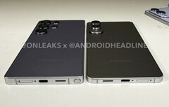 De Samsung Galaxy S25 Edge is bijna 30% dunner dan de Galaxy S25 Ultra. (Afbeeldingsbron: @OnLeaks / Android Headlines)
