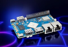 De Banana Pi BPI-F5 is een nieuwe SBC die beschikt over de Allwinner T527 ARM SoC en een RISC-V MCU aan boord. (Afbeeldingsbron: Banana Pi)
