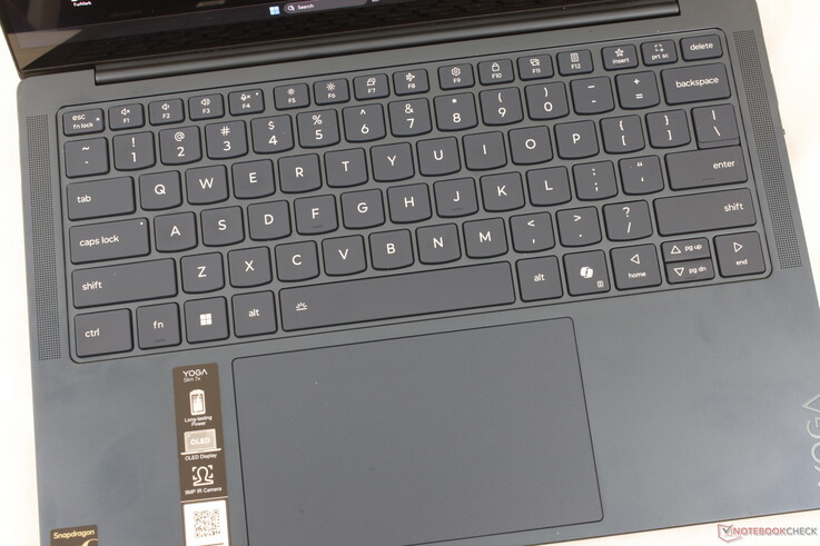 Dezelfde typervaring als op de Yoga Slim 7a 14