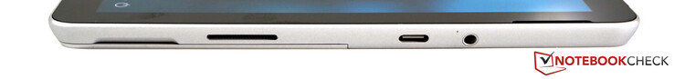 Rechterkant: Surface Connect, USB-C (3.1 Gen.1), Headset, microSD lezer (onder de kickstand)
