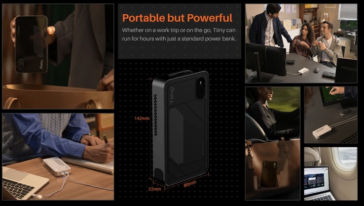 De Pocket Lab mini PC is uiterst compact.