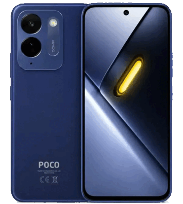 Poco C9 Pro in blauw.