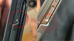 Galaxy De $1700 Z Fold 6 en mogelijk ook andere Samsung-telefoons hebben een probleem met afbladderende verf. (Afbeeldingsbron: u/Hungry_Low_3149, bewerkt)