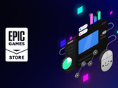 De Epic Games Store, waarvan het logo hierboven wordt getoond, geeft niet aan of een spel met behulp van AI is ontwikkeld. (Afbeeldingsbron: Epic Games)