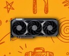 AMD heeft geen referentieontwerp voor de RX 9070/9070 XT gelanceerd, maar heeft uitsluitend een hier afgebeelde artistieke weergave vrijgegeven.