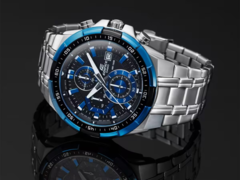 Twee Casio Edifice EFR539D horloges (EFR539D-1A2V afgebeeld) zijn uitgebracht in de VS. (Afbeeldingsbron: Casio)
