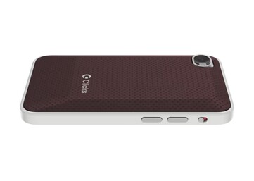 De Clicks Communicator heeft een kuiltjespatroon op de achterkant en een enkele camera. (Afbeeldingsbron: Clicks)